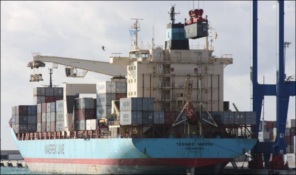 "TAASINGE MSK" HANDLED NEARLY 2,000 TEU